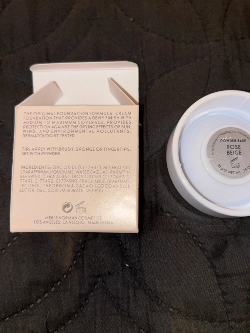 Merle Norman Powder Base.. Shade is ROSE BEIGE-NIB